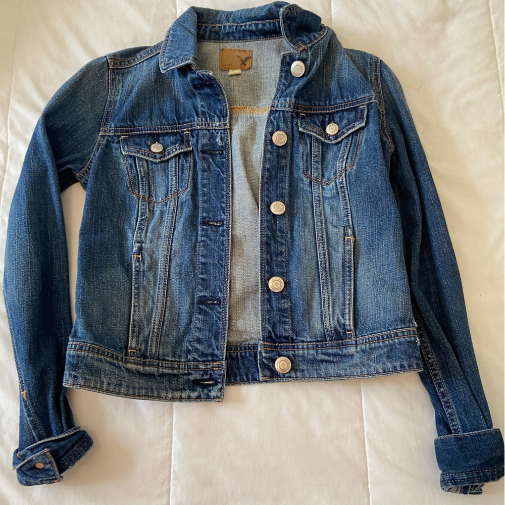 Denim jacket, American eagle